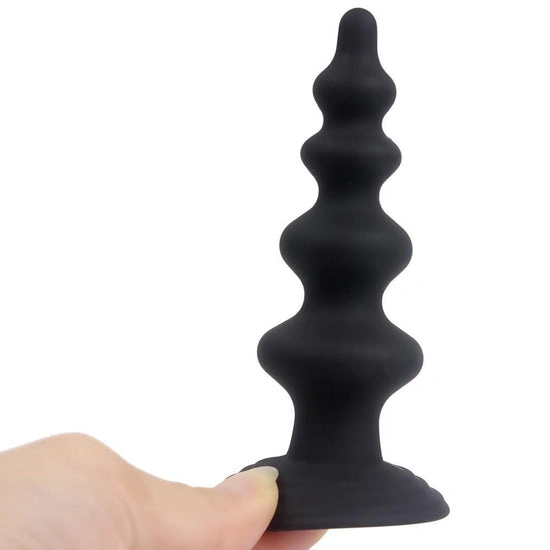 Huge Textured Bead String Plug Ergonomic 8078