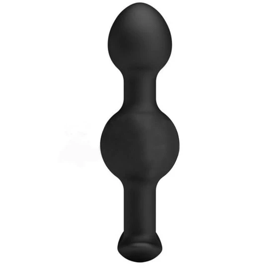 Innovative 2458 Black Bead Silicone String Anal Toy