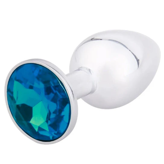 Innovative 2823 Elegant Gemmed Steel Plug