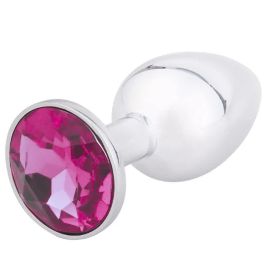 Innovative 2823 Elegant Gemmed Steel Plug