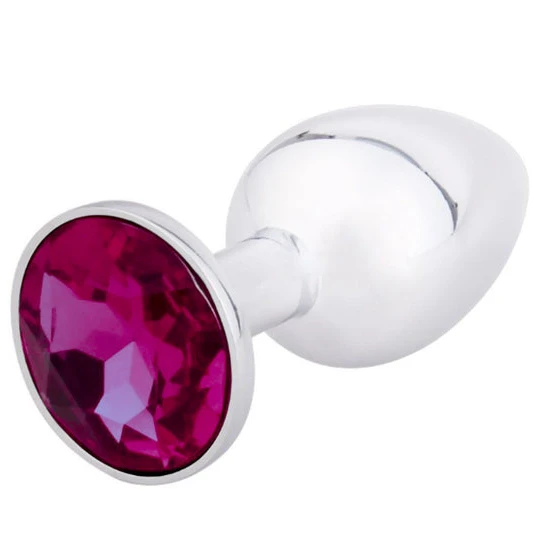 Innovative 2823 Elegant Gemmed Steel Plug