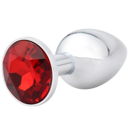 Innovative 2823 Elegant Gemmed Steel Plug