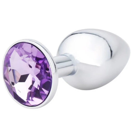 Innovative 2823 Elegant Gemmed Steel Plug