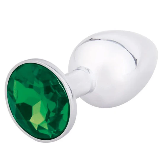 Innovative 2823 Elegant Gemmed Steel Plug