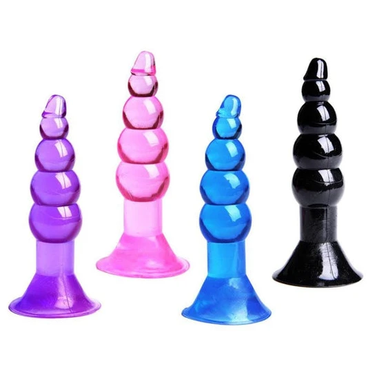 Innovative 4001 Jelly Anal Silicone Beaded Plug