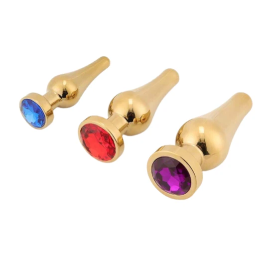 Innovative 4206 Tapered Gold Anal Jewel Starter Kit (3 Piece)