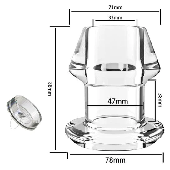 Innovative 4501 Clear Silicone Hollow Sealing Plug
