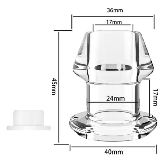 Innovative 4501 Clear Silicone Hollow Sealing Plug