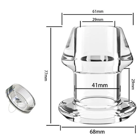 Innovative 4501 Clear Silicone Hollow Sealing Plug