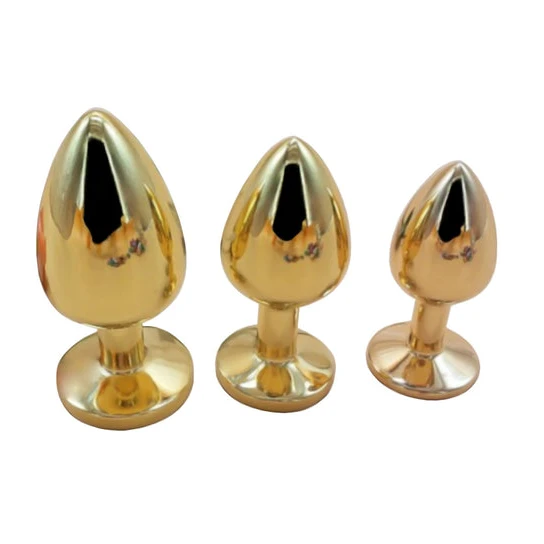 Innovative 5209 Gold Anal Toy Jeweled Plug