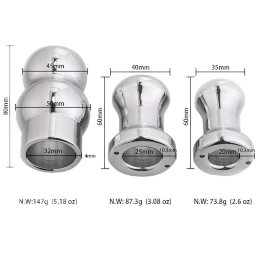 Innovative 7134 Hollow Alloy Dilator Plug
