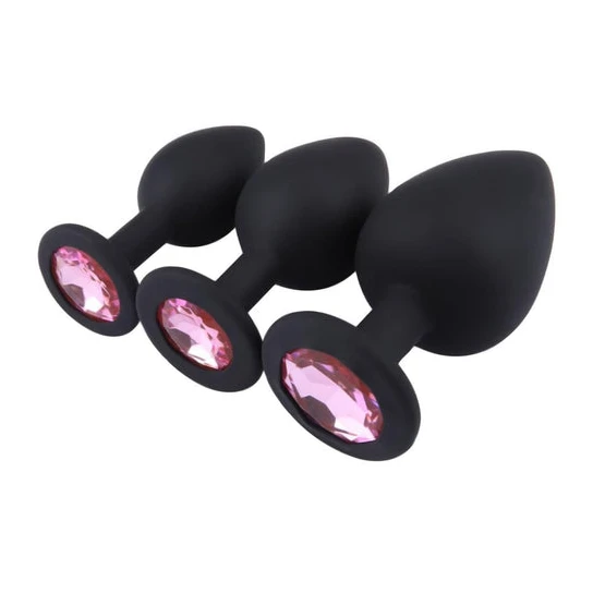Innovative 7205 Dazzling Silicone Anal Prep Set (3 Piece)