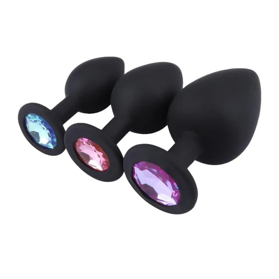 Innovative 7205 Dazzling Silicone Anal Prep Set (3 Piece)