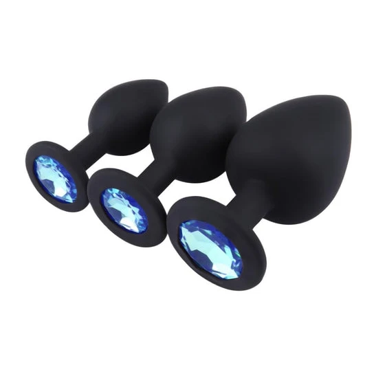 Innovative 7205 Dazzling Silicone Anal Prep Set (3 Piece)