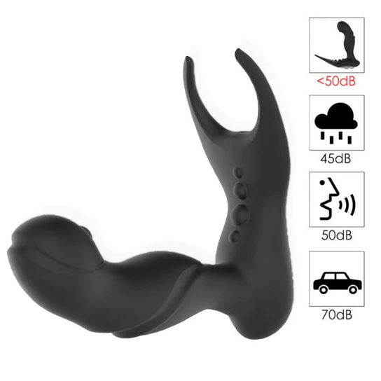 Innovative 8637 Heating Vibrating Anal Rolling Ball Prostate Massager