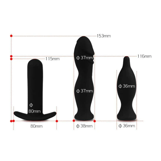 IntimateStyle 1904 Black Silicone Inflatable Big