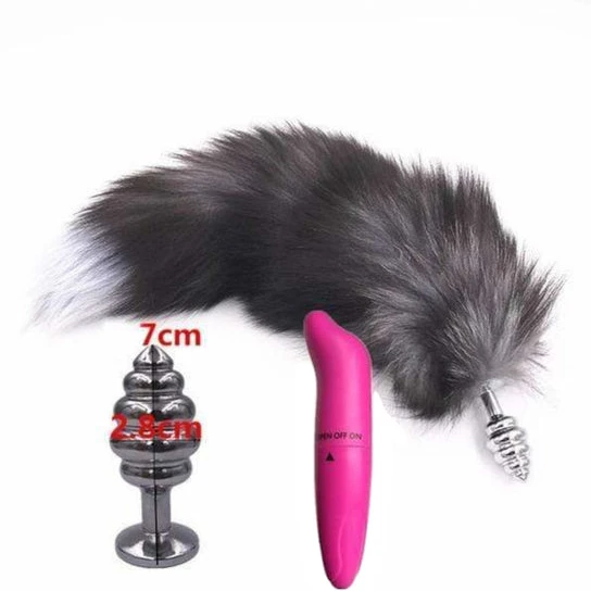 IntimateStyle 504 Dark Fox Tail With Vibrator 15
