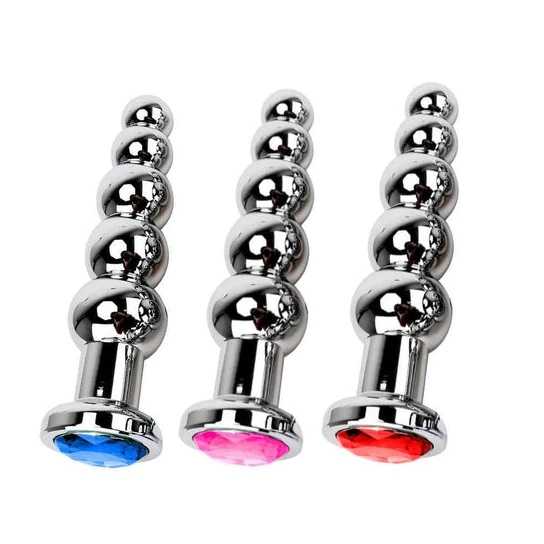 Jeweled Beaded Plug Ergonomic 3809