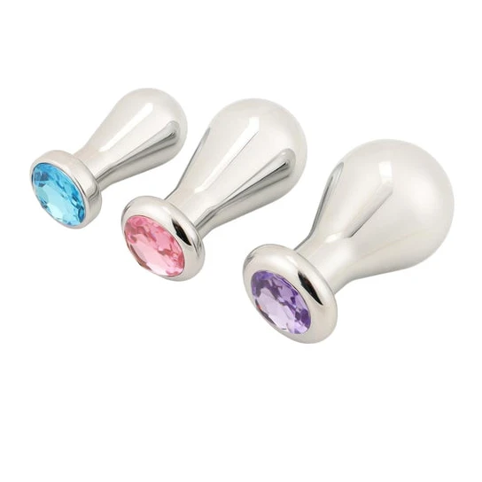 Jeweled Bulb Anal Toy Set (3 Piece) Elegant 5076