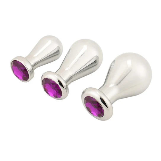 Jeweled Bulb Anal Toy Set (3 Piece) Premium 342