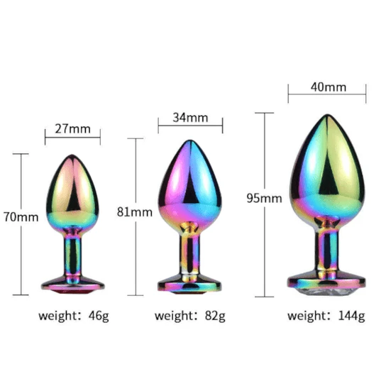 Jeweled Rainbow Set (3 Piece) Elegant 3075
