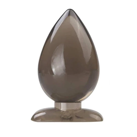 Large Black Silicone Plug Elegant 1868