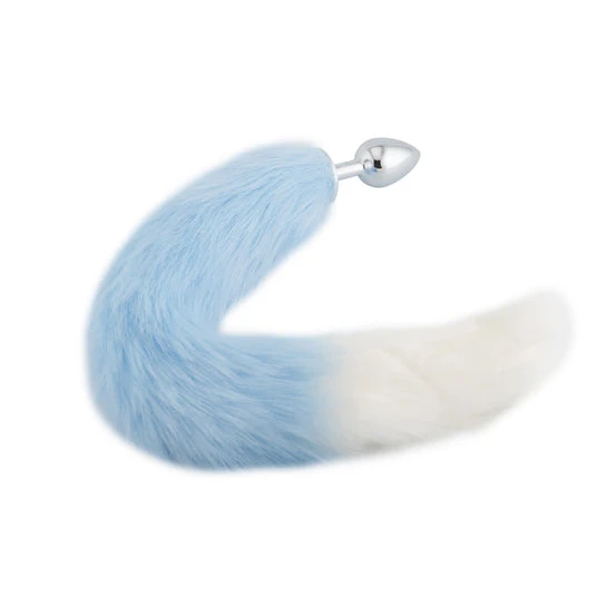 Light Blue with White Fox Metal Tail, 18" PerfectFit 4215