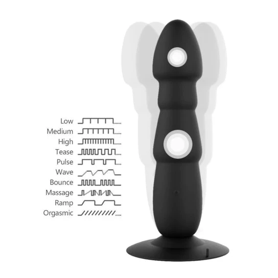 Long Dildo Rocket Anal Vibrator DiscreetChoice 3629