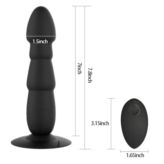 Long Dildo Rocket Anal Vibrator DiscreetChoice 3629