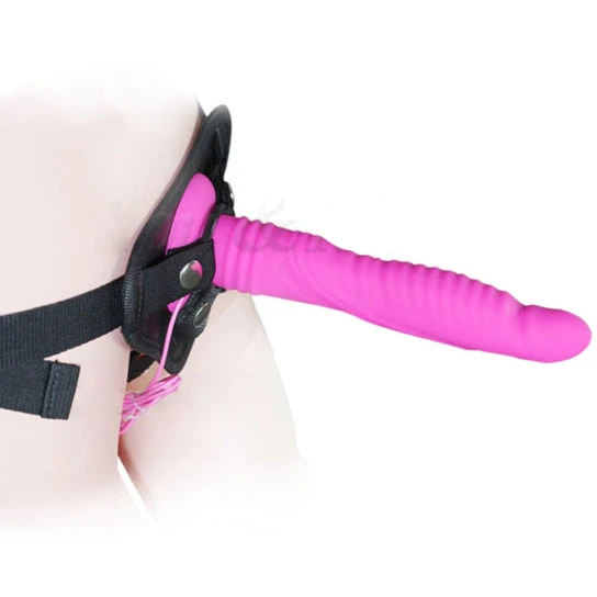 Long Suction Cup Anal Vibrating Dildo GreatBenefit 5890