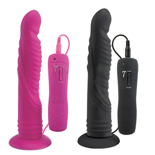 Long Suction Cup Anal Vibrating Dildo PartnerFriendly 1188