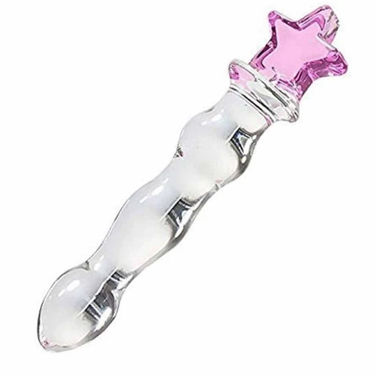 Moon And Star Anal Glass Plug Dildo Innovative 5193