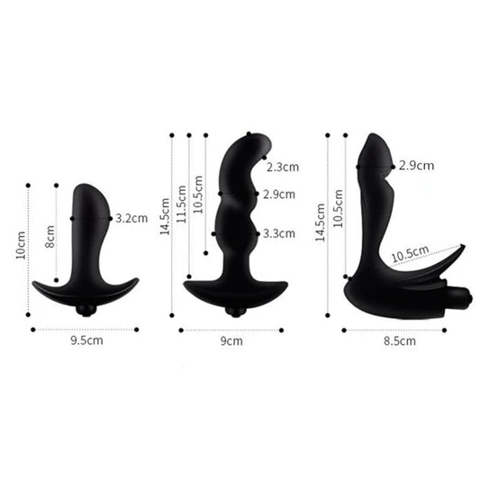Multispeed Silicone Massaging P-Spot Anal Vibrator ReadyForPlay 8717