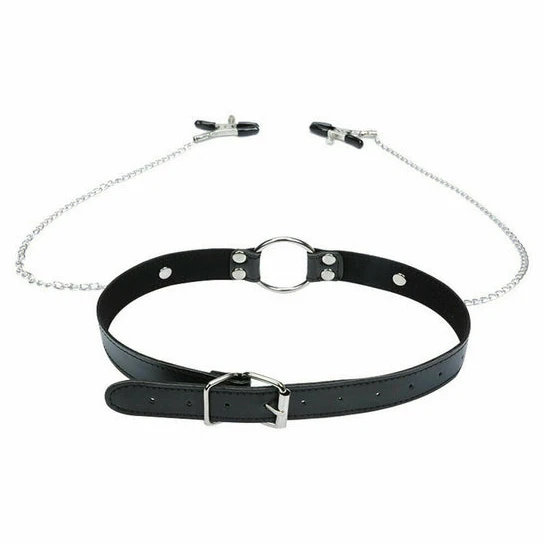 Nipple Chain Ring Gag EverydayUse 366
