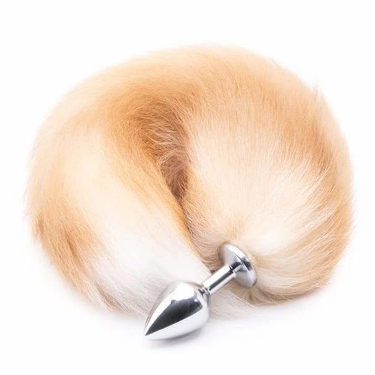 Orange Metal Fox Anal Tail 16