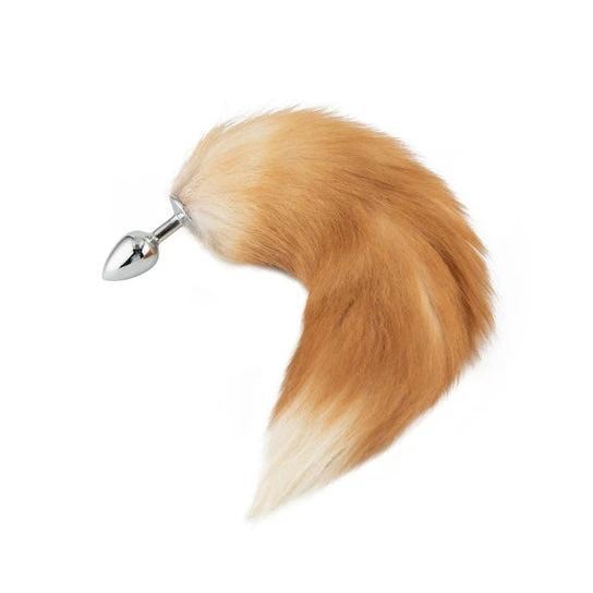 Orange Metal Fox Anal Tail 16