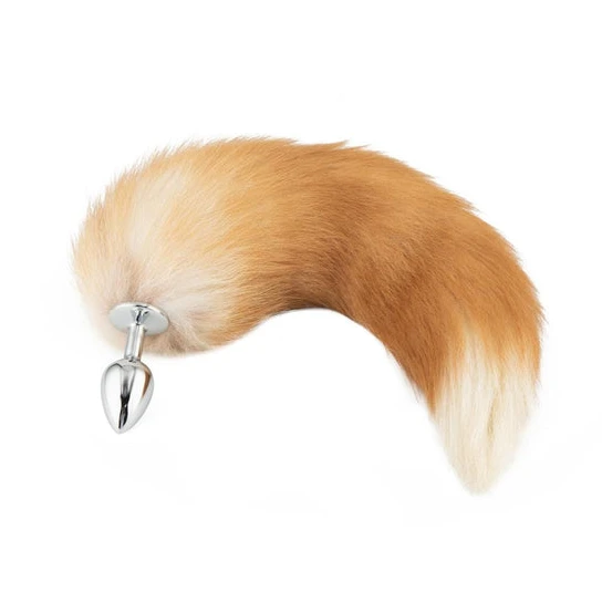 Orange Metal Fox Anal Tail 16
