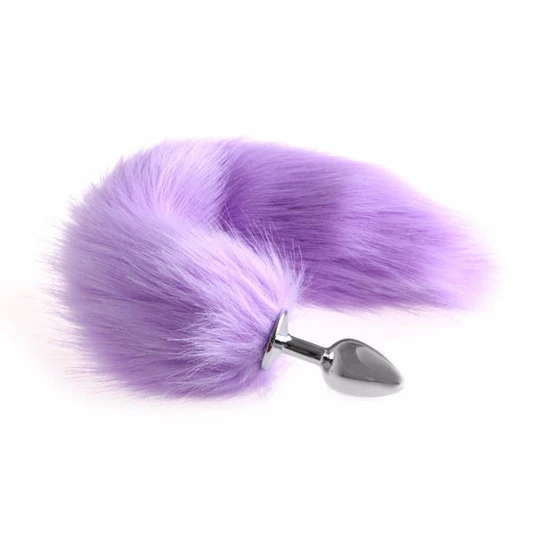 PartnerFriendly 2315 Purple Fox Tail Plug 16"
