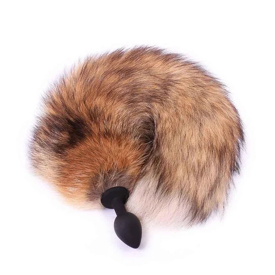 PartnerFriendly 6737 Brown Fox Anal Silicone Tail Plug 16