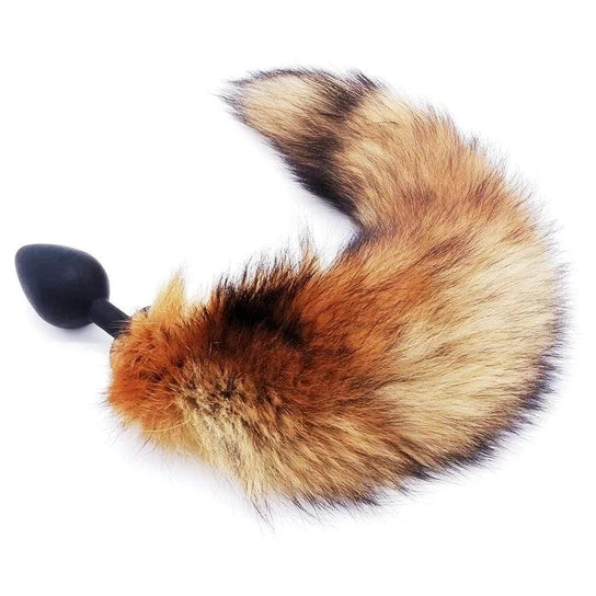 PartnerFriendly 6737 Brown Fox Anal Silicone Tail Plug 16