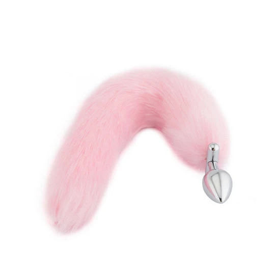 PerfectFit 2515 Pink Fox Shapeable Metal Tail, 16