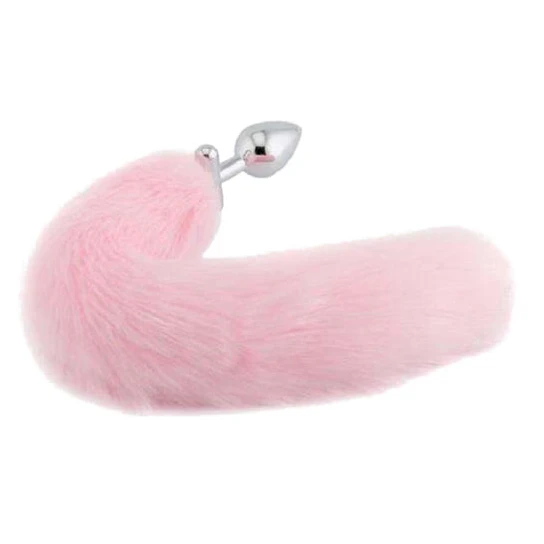 PerfectFit 2515 Pink Fox Shapeable Metal Tail, 16"