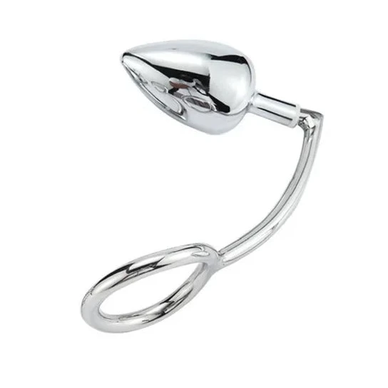 PerformanceBoost 1103 Stainless Steel Anal Hook with Cock Ring Set