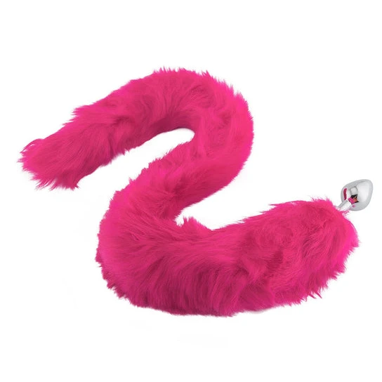 Pink Fox Metal Tail, 32" Pleasurable 8409