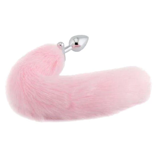 Pink Fox Shapeable Metal Tail, 16" Pleasurable 1214
