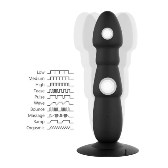 Pleasurable 1091 Long Dildo Rocket Anal Vibrator
