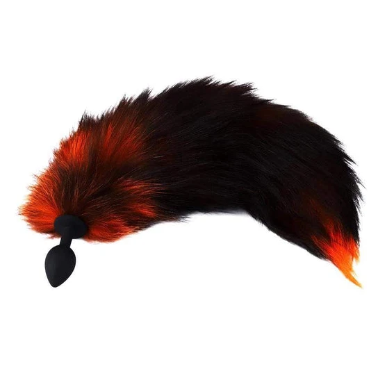 Pleasurable 7469 Black & Orange Cat Tail Plug 16