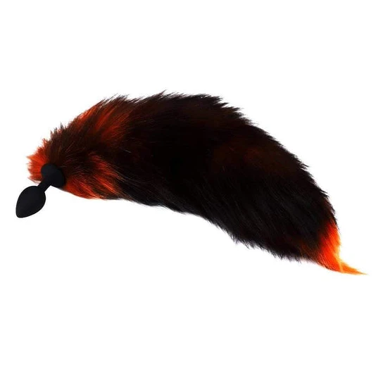 Pleasurable 7469 Black & Orange Cat Tail Plug 16
