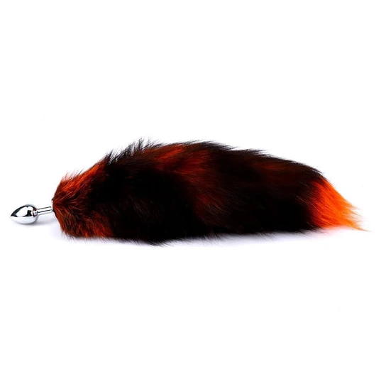 Pleasurable 7469 Black & Orange Cat Tail Plug 16