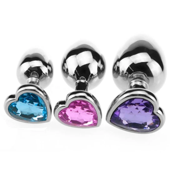 Pleasurable 7673 Heart Candy Jeweled Training Set (3 Piece)